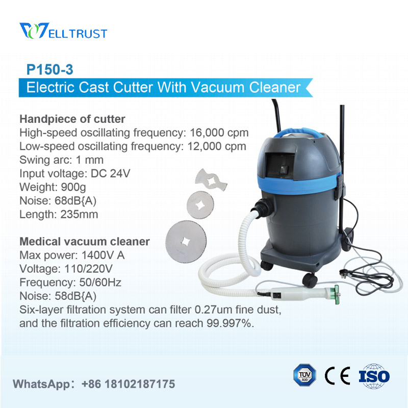 Electric Cast Cutter With Vacuum Cleaner