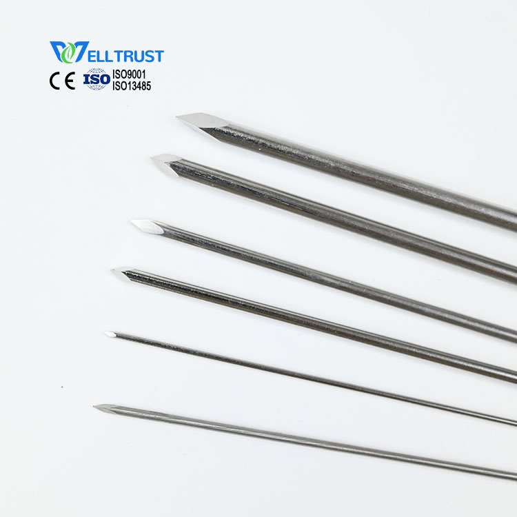 Orthopedic Kirschner Wire (KWire) Ortho Threaded Stainless Steel K