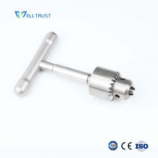 Orthopedic Hand Drill with Jacobs Chuck & Key for K-Wire Insertion